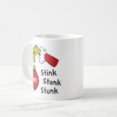Der Knackpunkt | Stink Stank Stunk Kaffeetasse (Vorderseite Links)