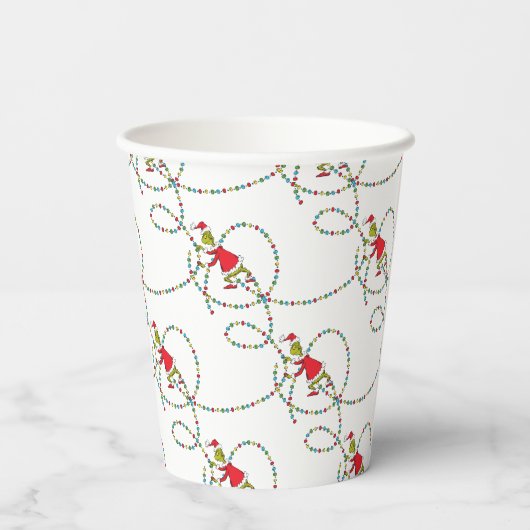 Der Knackpunkt | Weihnachtslichtmuster Pappbecher (Rückseite)