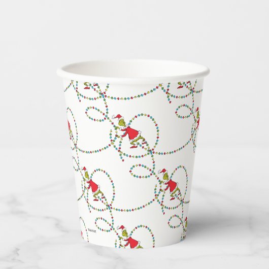 Der Knackpunkt | Weihnachtslichtmuster Pappbecher (Vorderseite)