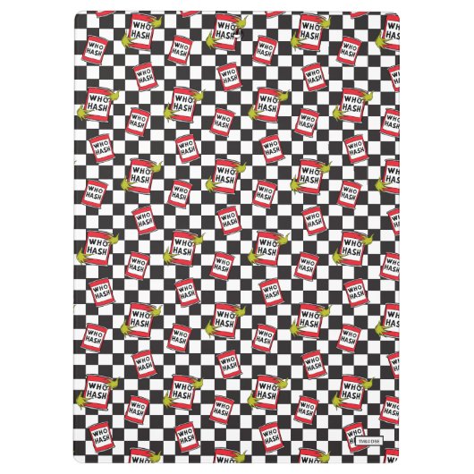 Der Knackpunkt | Wer Hash Pattern Klemmbrett (Rückseite)