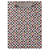 Der Knackpunkt | Wer Hash Pattern Klemmbrett (Vorderseite)