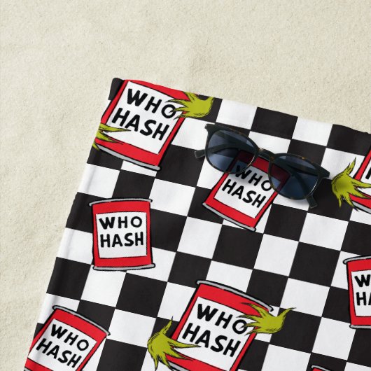 Der Knackpunkt | Wer Hash Pattern Strandtuch (Beispiel)