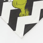 Der Knackpunkt | Zickzack Schwarz-Weiß-Urlaubsmust Fleecedecke (Ecke)