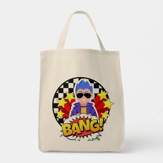 Der knallharte Typ Tragetasche (Rückseite)