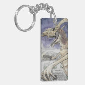 Der Knochen Wendigo Schlüsselanhänger (Vorderseite links)