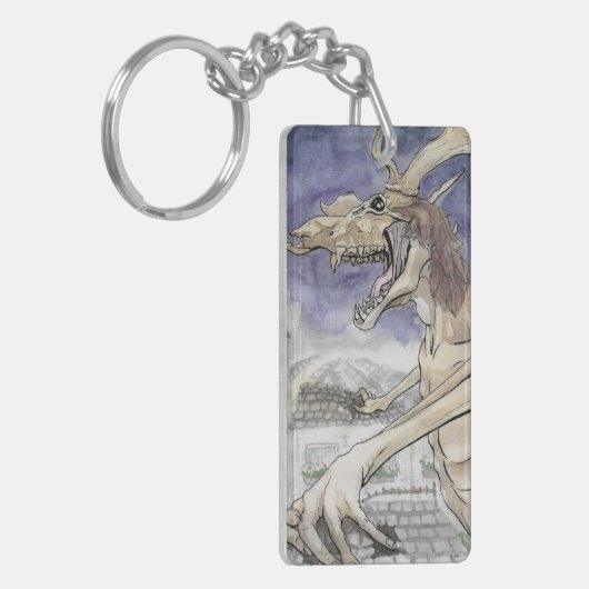 Der Knochen Wendigo Schlüsselanhänger (Vorderseite links)