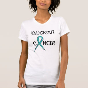 Der knockout Krebs der Frau - Eierstock - T-Shirt