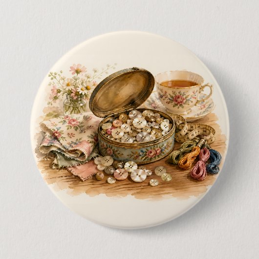 Der Knopf Blechknopf Button (Vorderseite)