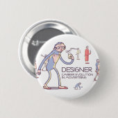 Der Knopf des Designers Button (Vorne & Hinten)