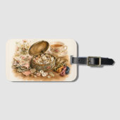 Der Knopf-Dose Gepäckanhänger (Vorderseite (Horizontal))