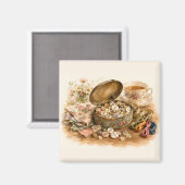 Der Knopf-Dosenmagnet Magnet (Vorderseite/Rückseite)