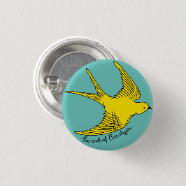 Der Knopf Gelber Gürtel der Lähmung Button