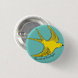 Der Knopf Gelber Gürtel der Lähmung Button