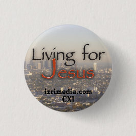 Der Knopf "Leben für Jesus Pinback" Button