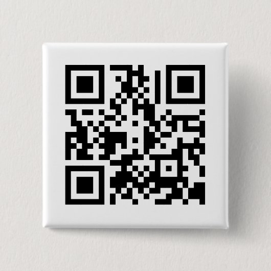 Der Knopf QR Würfel-| Button (Vorderseite)