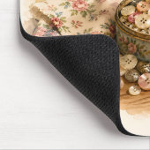 Der Knopf-Tin Mousepad (Ecke)