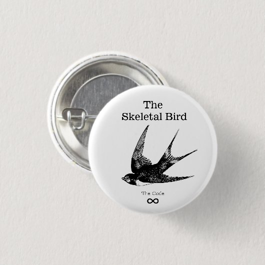 Der Knopf "Vogel" Button (Vorne & Hinten)