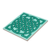 Der Knoten, der Türkis, das Aqua und aquamarines Fliese (Seite)