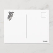 Der Koala-Bär gerettet Postkarte (Rückseite)