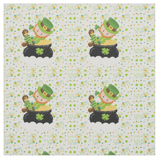 Der Kobold St.-Paddys Stoff (Muster)