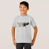 Der Kobold stoppt hier Hockey-Jungen-T - Shirt (Vorne ganz)