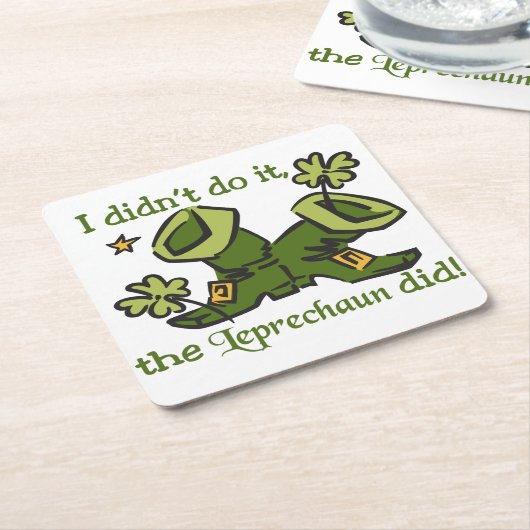 Der Kobold tat Rechteckiger Pappuntersetzer (angewinkelt)