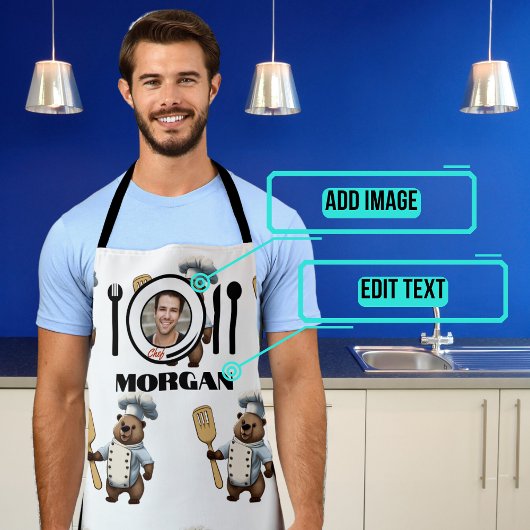 Der Koch der Bären Männer Schürze