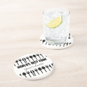 Der Koch-Name-Schwarzes der Welt bestes Untersetzer (Seite)