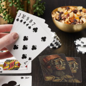 Der Koch (Öl auf Tafel) Spielkarten (In Situ)
