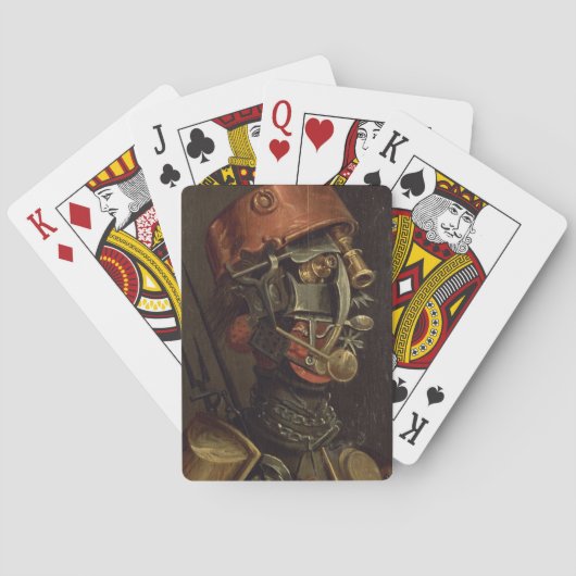Der Koch (Öl auf Tafel) Spielkarten (Rückseite)