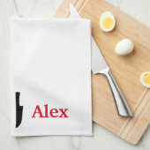 Der Koch Personalisiert Küchentücher (Viertel Falte)