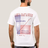 Der Köder u. das Bier des Grafen T-Shirt (Rückseite)