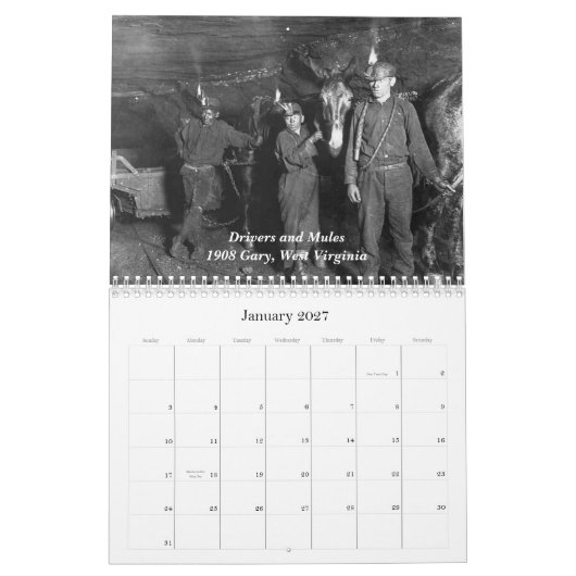 Der Kohlenrevier-Kohlen-Bergmann 2011 Kalender (Jan 2027)