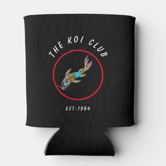 Der Koi Club Personalisiert isolierte Dose-Kühler Dosenkühler (Rückseite)