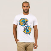 Der Koi der Männer Tranquility-T-Shirt T-Shirt (Vorne ganz)