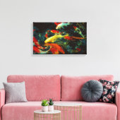 Der Koi Leinwanddruck (Insitu (Wohnzimmer))