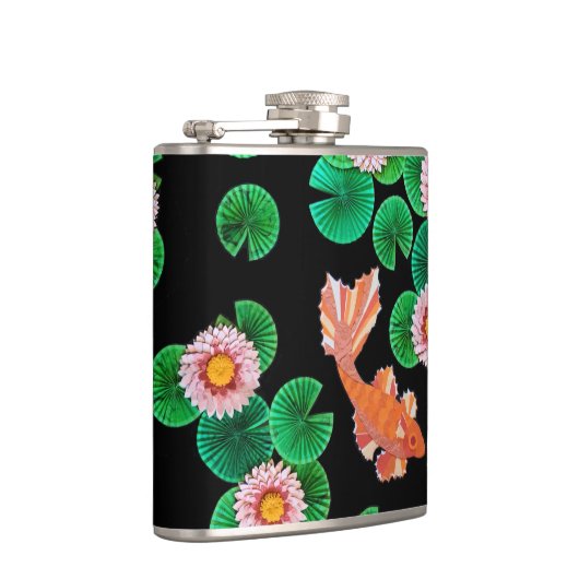 Der Koi-Papierteich Flachmann (Rechts)