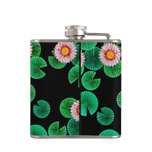 Der Koi-Papierteich Flachmann (Rückseite)