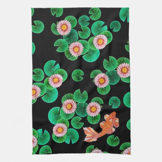 Der Koi-Papierteich Handtuch (Vertikal)