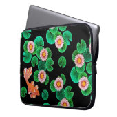 Der Koi-Papierteich Laptopschutzhülle (Vorderseite Links)