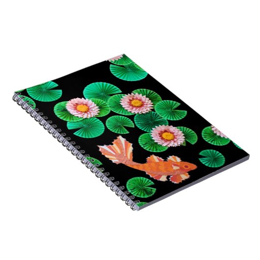 Der Koi-Papierteich Notizblock (Rechte Seite)