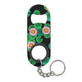 Der Koi-Papierteich Schlüsselanhänger Flaschenöffner (Rückseite)