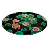 Der Koi-Papierteich Schneidebrett (Ecke)