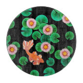 Der Koi-Papierteich Schneidebrett (Vorderseite)