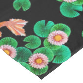 Der Koi-Papierteich Tischdecke (Schrägansicht)