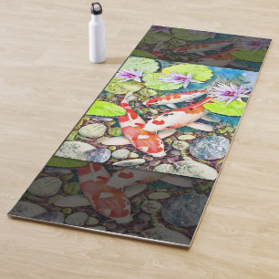 Der Koi-Teich Yogamatte