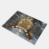 Der Kojote-Jäger-Tür-Matte der Welt bestste Fußmatte (Schrägansicht)