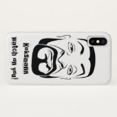 Der Koksmann beobachtet dich! Case-Mate iPhone Hülle (Rückseite (Horizontal))