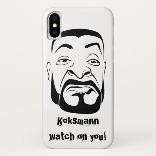 Der Koksmann beobachtet dich! Case-Mate iPhone Hülle (Rückseite)