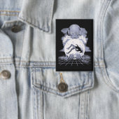 Der Kollaps - Techno-Dystopian Streetwear Design Button (Insitu)